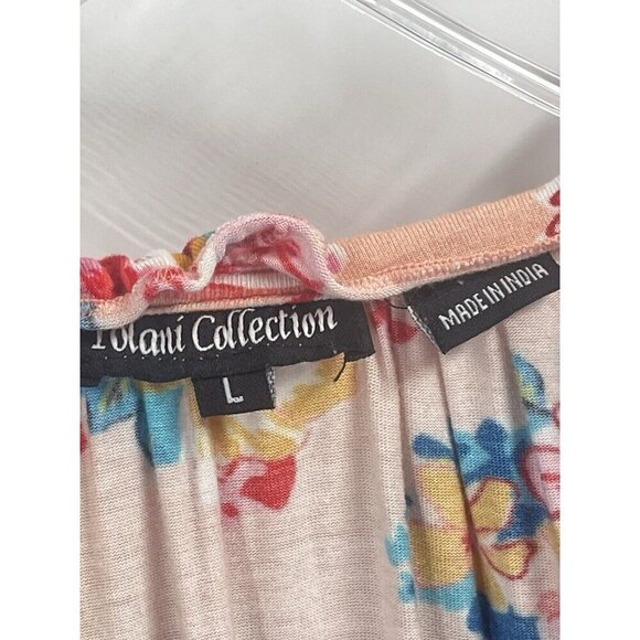 Tolani Floral Blouse Embroidered Boho Sz Large Boho Cottagecore Artsy - Picture 4 of 6